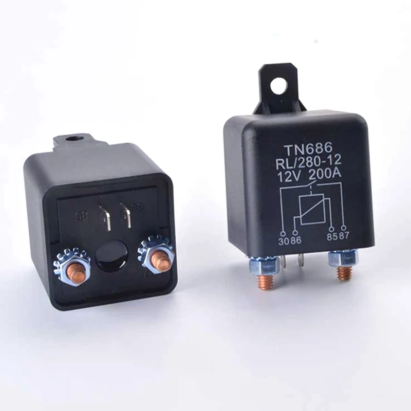 Start Relay 12V 200A Start Relay Tail Plate Start Oil Pump Magnetic Normally Open Switch Relay