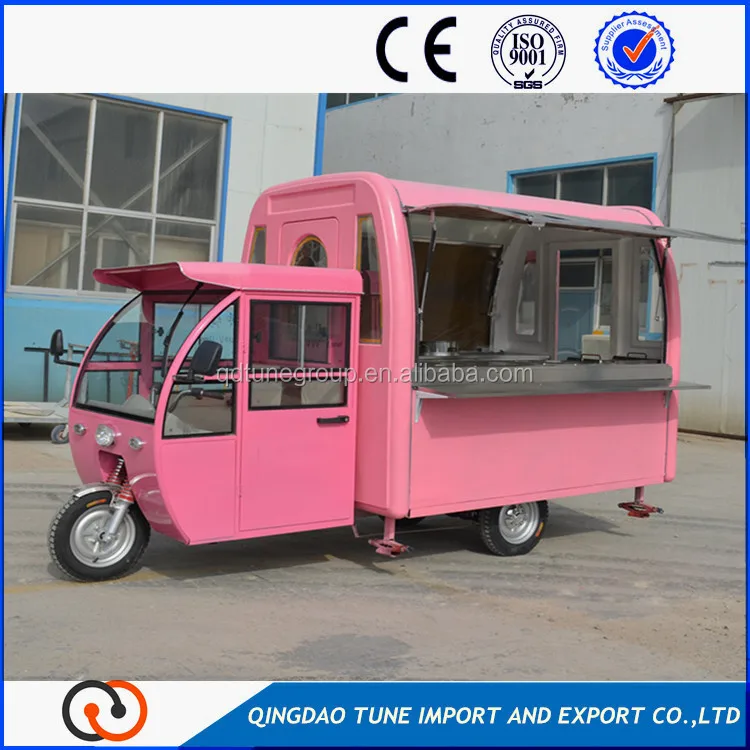 KFC Fast Food Providing Station/Mobile Food Cart/trailer/truck/van Sausage Selling Trolley