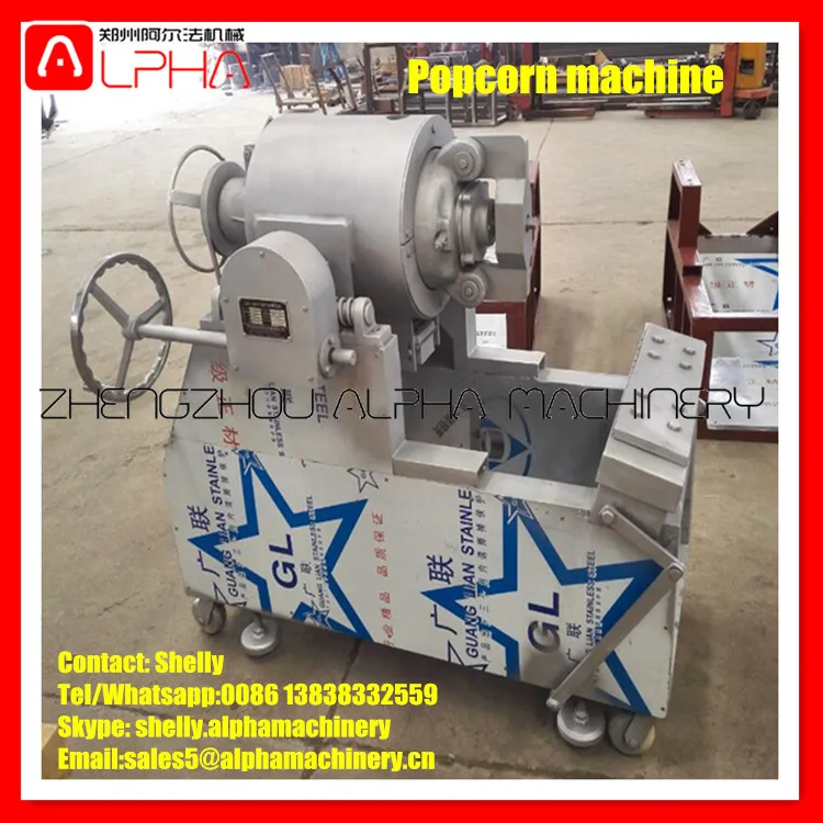 Puffed Wheat Popcorn Wheat Puffing Making Machine Price
