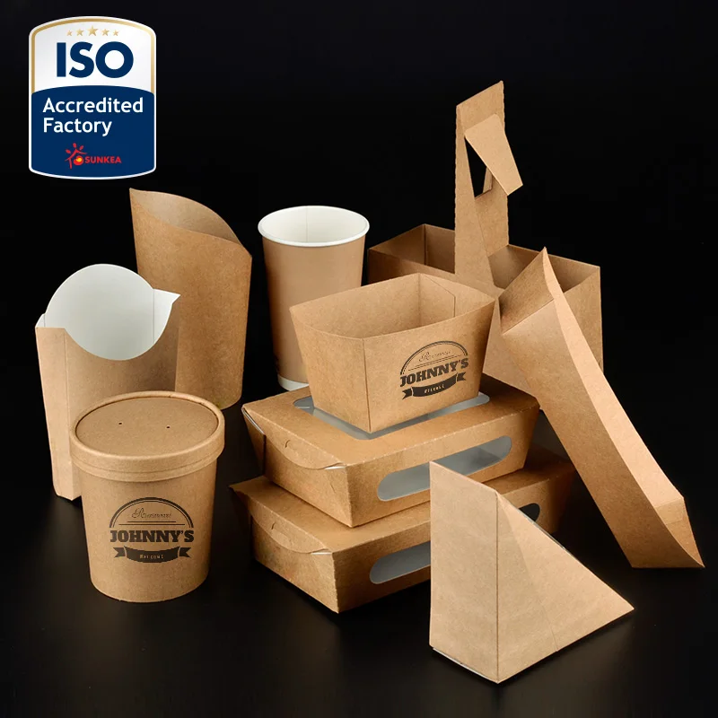 Eco-Packaging® 96 oz. EarthPak Paper Food Box - #4