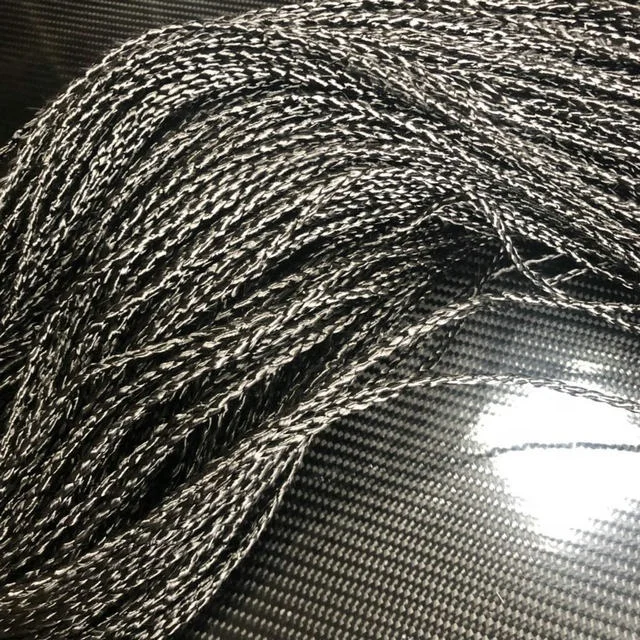 
Трос из углеродного волокна T700SC, электрическая проводящая плетеная круглая веревка диаметром 5/6/8/10 мм, ткань из углеродного волокна 