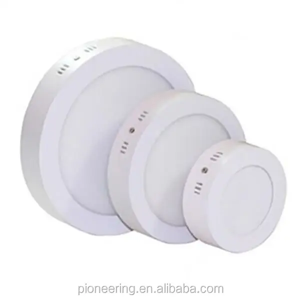 Chinese Manufacture High quality 6W 9w 12W 18W 24W 6500k daylight surface mounted round led ceiling panel light