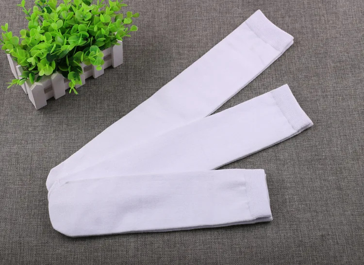 White No Heel Sock Without Heel for School