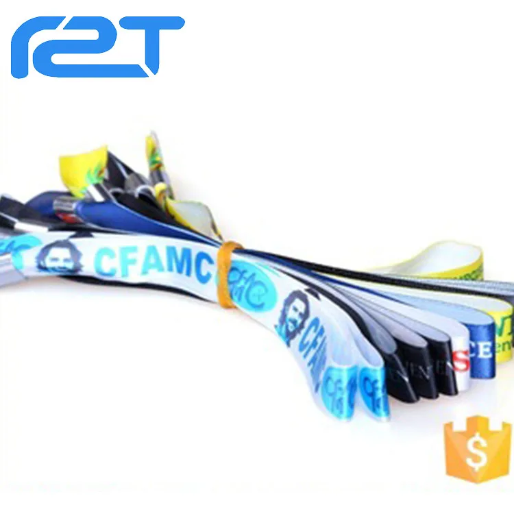 2017 Пользовательские кожа атласная браслеты/фестиваль ткань браслеты