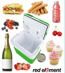 Портативный Электрический охладитель и обогреватель автомобильный холодильник для путешествий переменный постоянный ток емкость 24