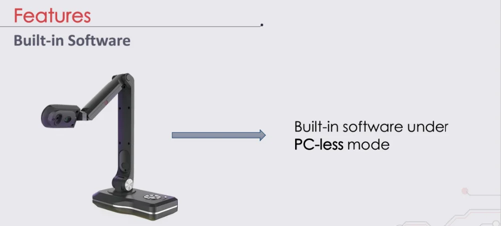 High Speed Digital Presenter Visualizer A3 Document Camera Scanner for Educational Solution