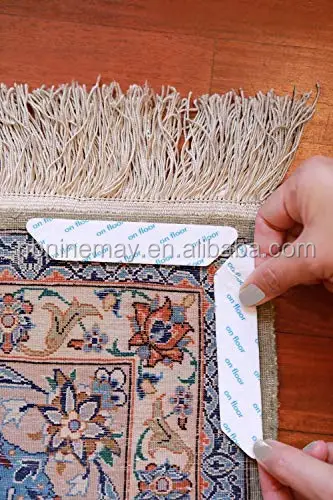 Rug Grip Cinta de agarre para alfombras de área y corredores, cinta  antideslizante para alfombras que funciona en alfombras, azulejos y suelos  de