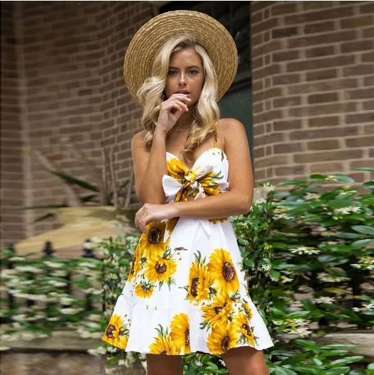 Tight sunflower dress Clearance