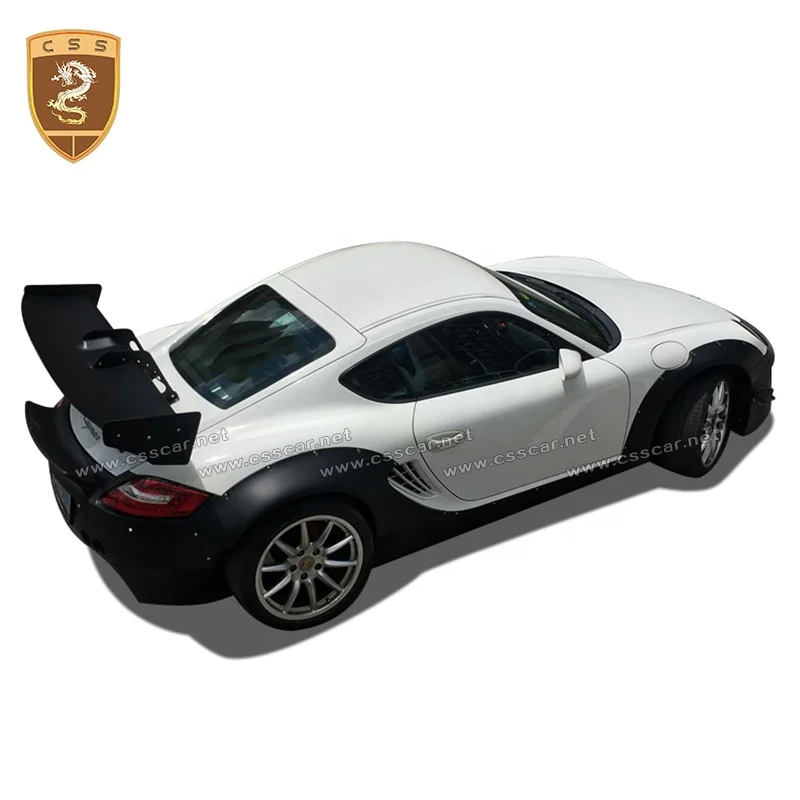 Buny Style Wide Fender Flares Extension Car Rear Front Bumper Suitable for Porsche 987 Boxster Cayman Body Kits