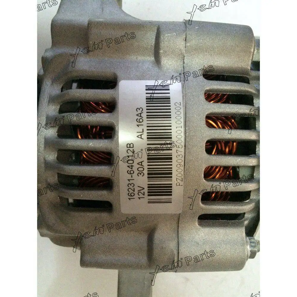 V1305 Alternator 16241-64012B for Kubota Engine