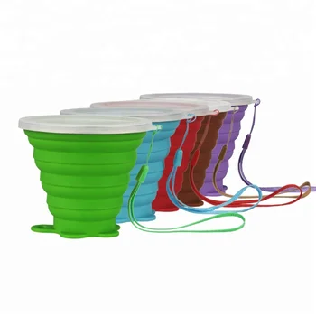 New innoative product silicone coffee collapsible foldable cup cover