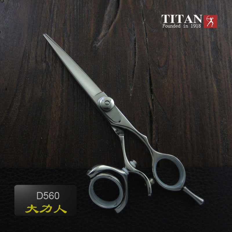 
Титановые SUS440C высококачественные ножницы для волос с поворотной ручкой 
