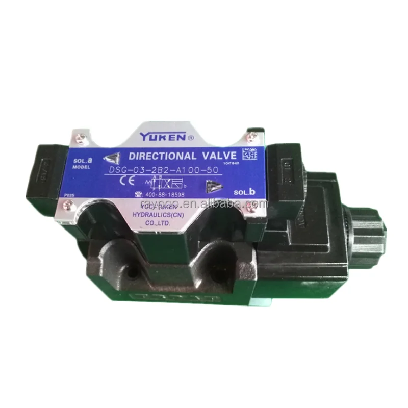 Wholesale DSG-03-2B2-A220-N-50 10ミリメートル勇賢油圧シングルソレノイドバルブ From