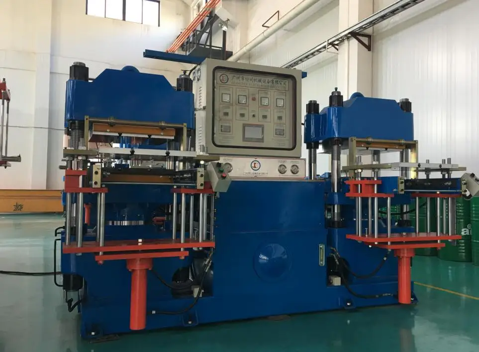 Mitsubishi PLC Control Plate Vulcanizing Machine For making Rubber Silicone Products