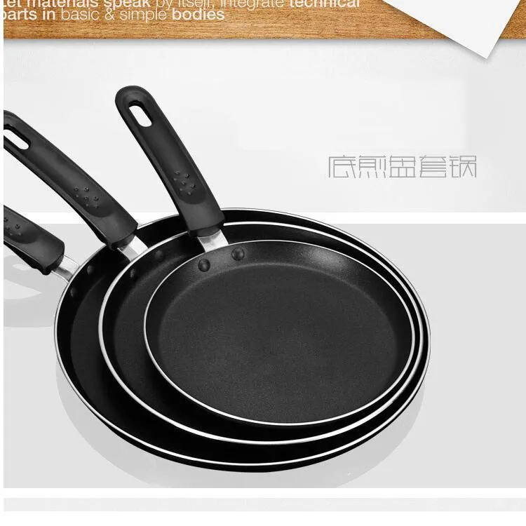 pressure Aluminum low marble pancake Non Stick Pan Cheap Frying Pan  induction crepe pan induction fitness cooking cookware set