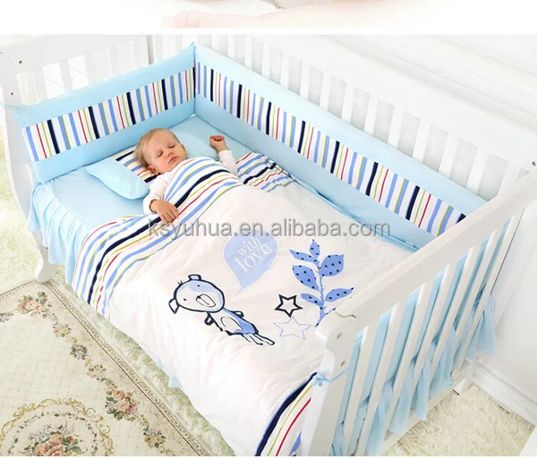 cot bumper and bedding set