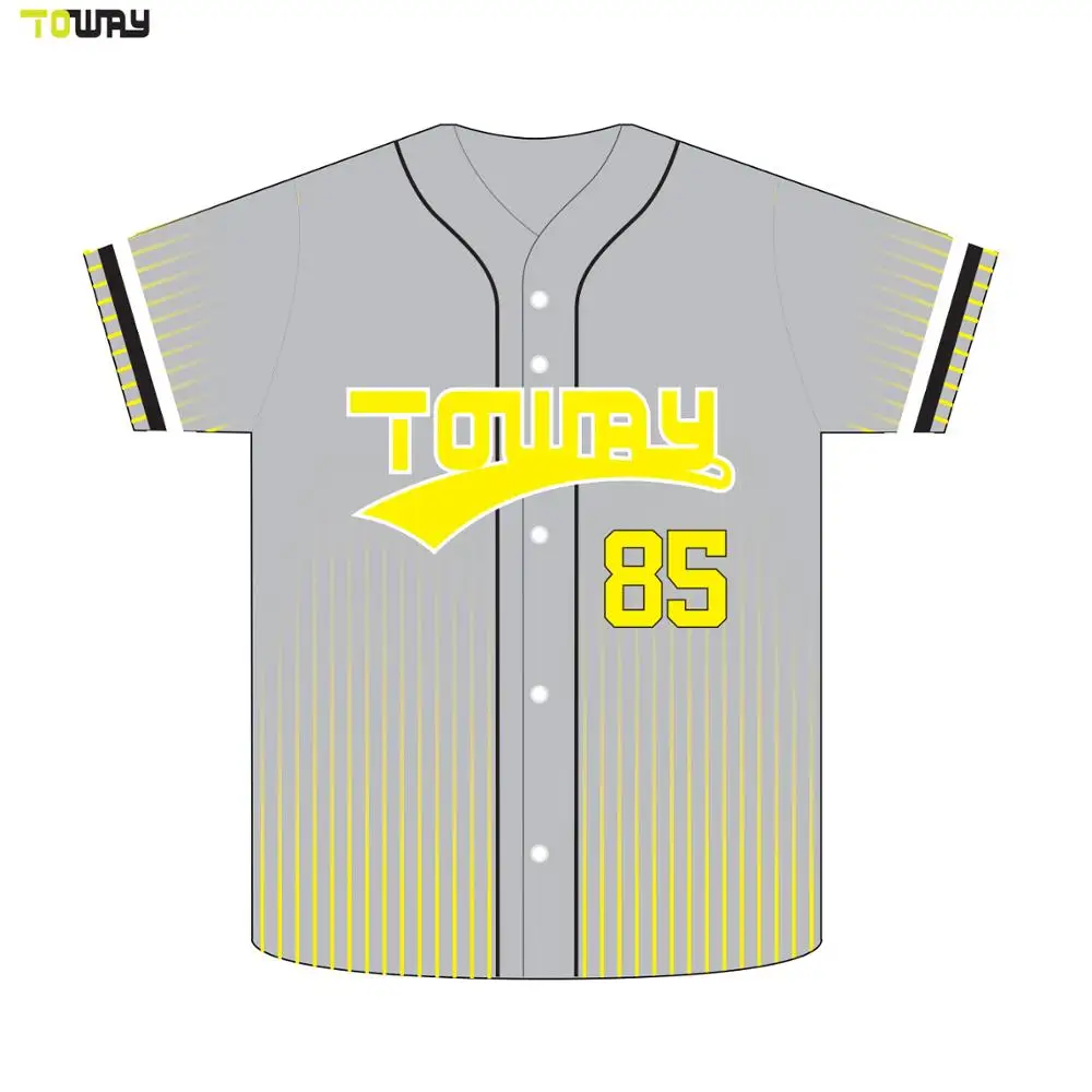BETHERIVAL Custom Youth Team Button up Baseball Jerseys