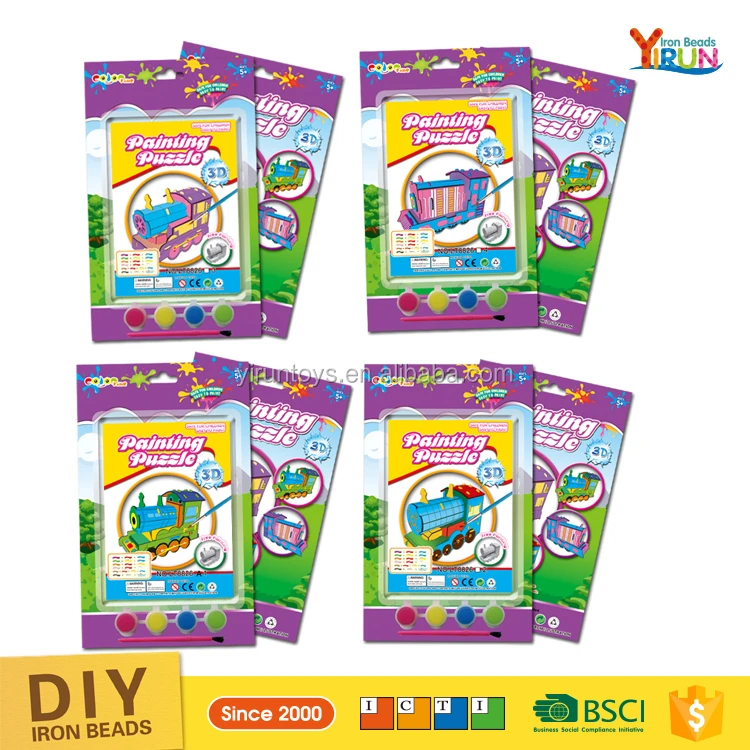 Обучения Развивающие игрушки для детей DIY свободная роспись с объемным 3D бумаги