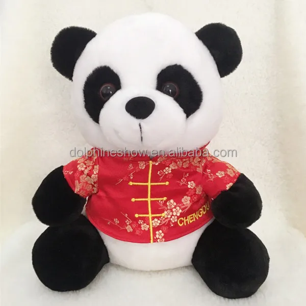 Wholesale Stuffed Animal Plush Panda with Chinese Tang Suit