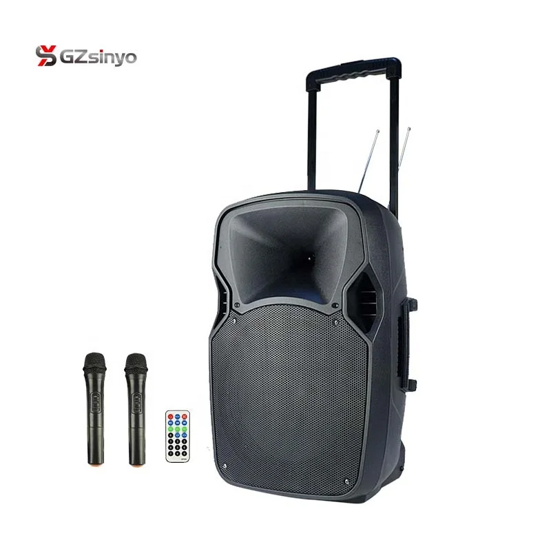 12英寸扬声器立体声便携式 bt 扬声器与麦克风 - buy speaker stereo