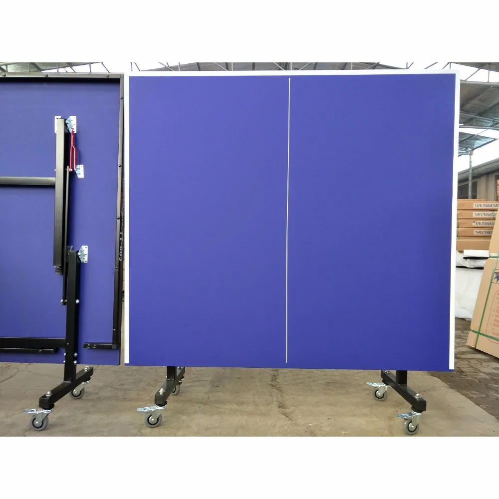 Cheap Table Tennis Tables with Folding Legs Ping Pong Table