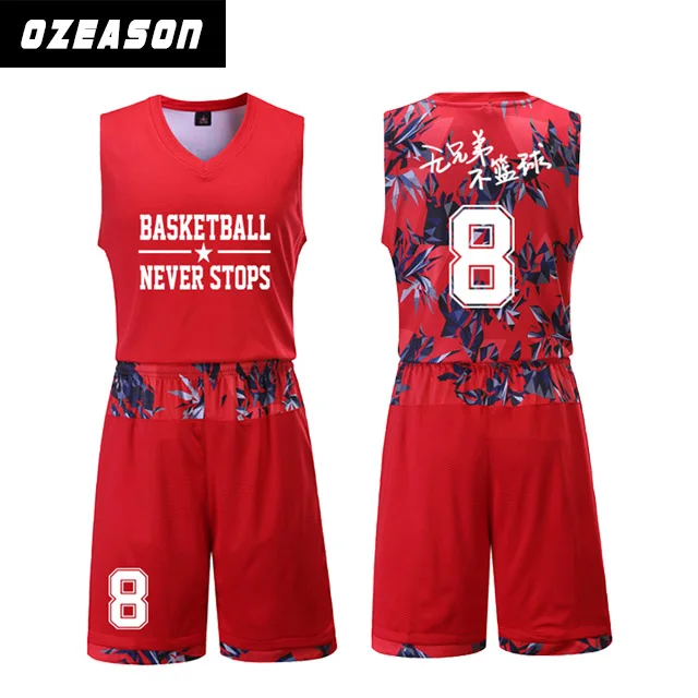 Wholesale 2022-2023 sublimated material men's custom basketball uniform set  latest basketball jersey From m.