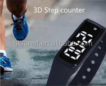 Latest alarm clock digital smart battery watch fitness activity tracker sport ladies wrist watches