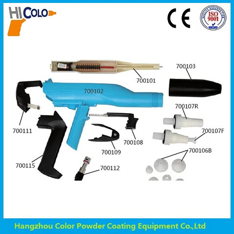 Порошковая покраска пистолет замена