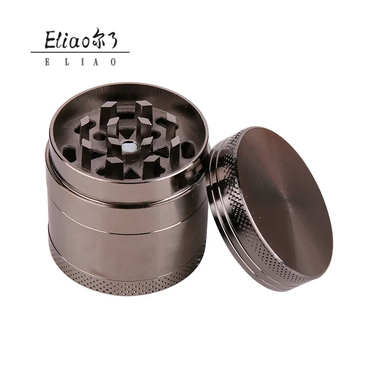 YiWu erliao Новые 4 слоя 40 мм индивидуальный логотип шлифовальный станок хит продаж травосборники