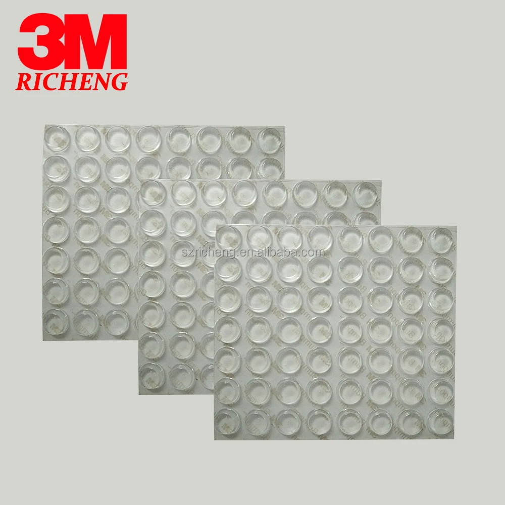 transparent polyurethane SJ5312//CL Self-adhesive foot H:3.6mm