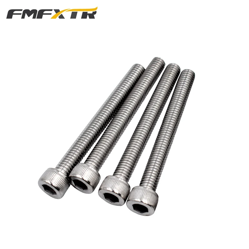 FMFXTRA  M6 Bolts 30mm 55mm 150mm Length Stainless Steel M6 Screw Bike Parts for MTB Column Headset Stem Cap Bolt Bicycle Screw