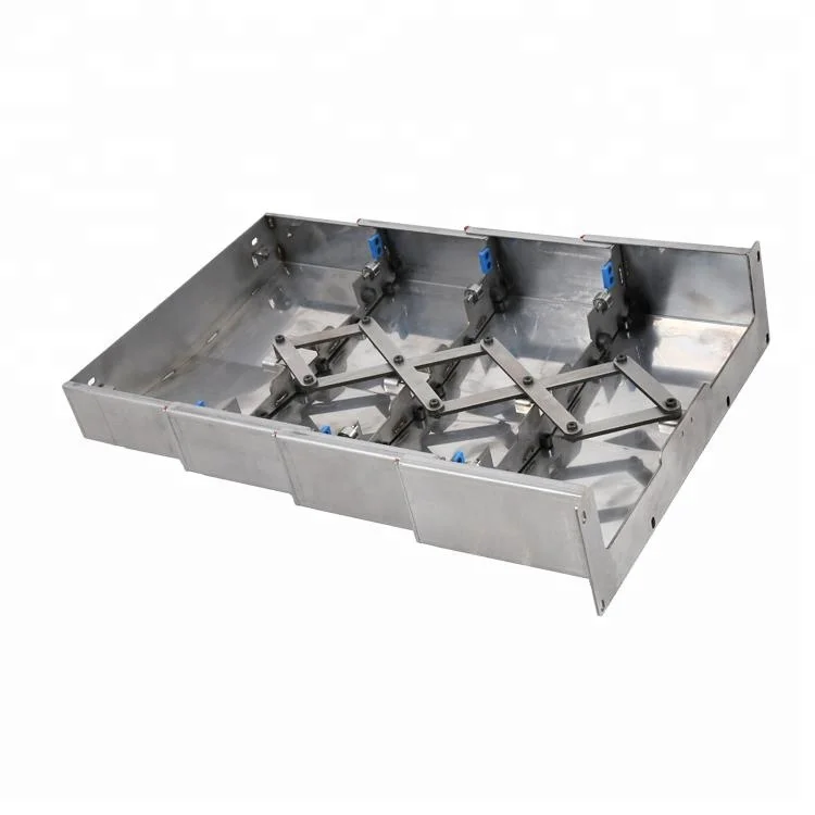 Stainless Steel Accordion Protection Telescopic Cover for CNC Machine Accessories