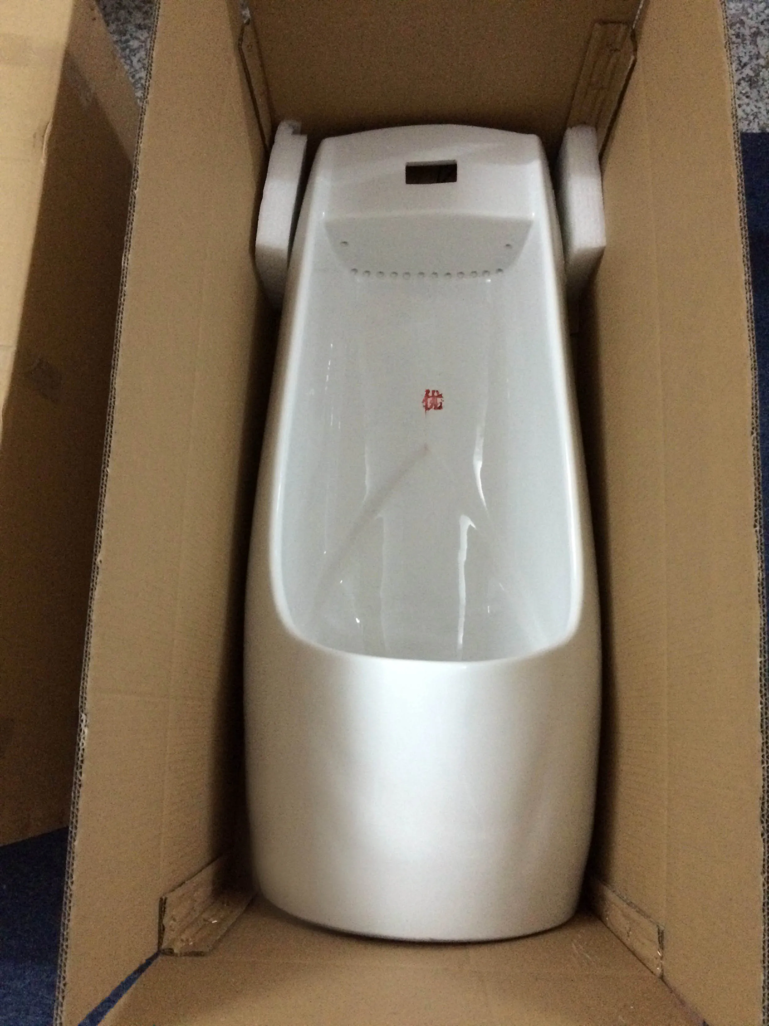 Bathroom Ceramic Man Usage Urinal Bowl For Public Manual Flushing Floor Mounted Urinal Buy