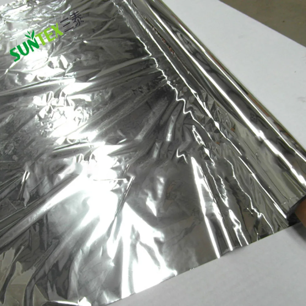 Solar Reflective Orchard Film High Reflective Plastic Agricultural Film Aluminum Laminated PE Reflective Film on Apple Crop