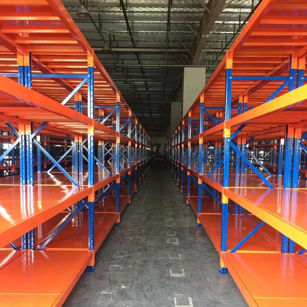 High-Quality Long Span Shelving System for Warehouse Storage - Medium to Heavy Duty 