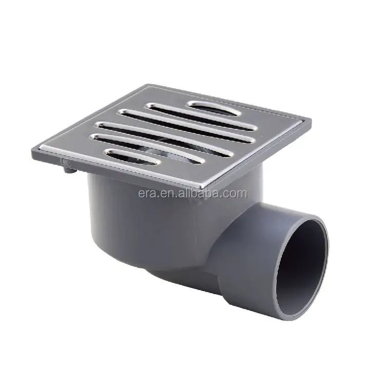 ERA Pvc Sanitary Fittings Floor Drain with ISO Standard 50MM Plastic Drainage Fitting