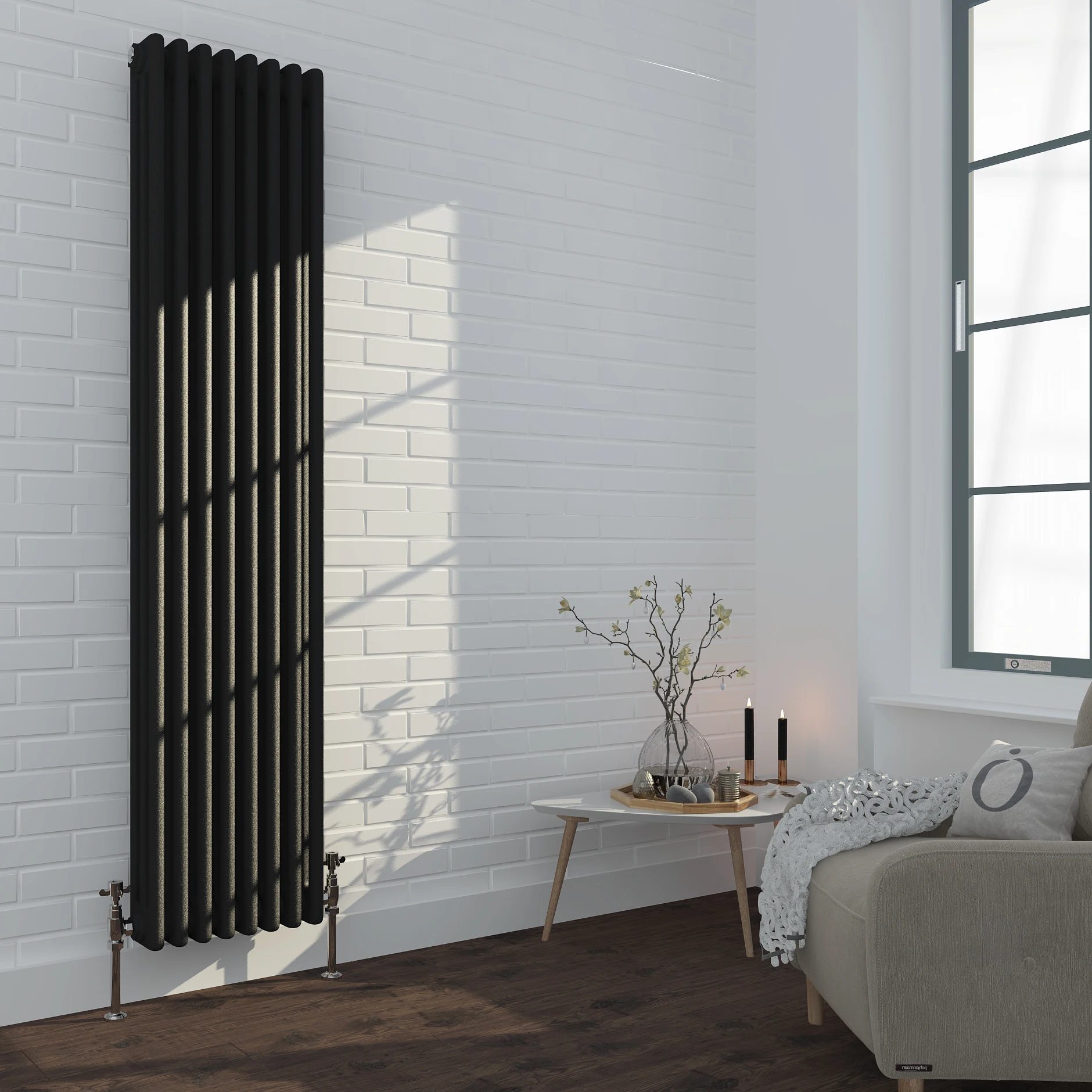 High Quality OEM Service SUN-R8 Wallmounted Heater Radiator Electric Radiator Wall Mounted Anthracite Heating Radiator