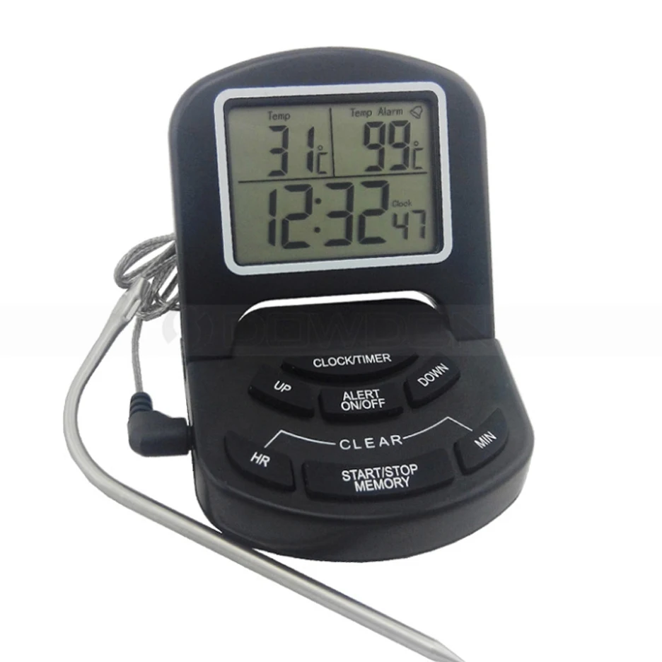 Instant Digital LCD Food BBQ Meat Chocolate Oven Cooking Probe Thermometer