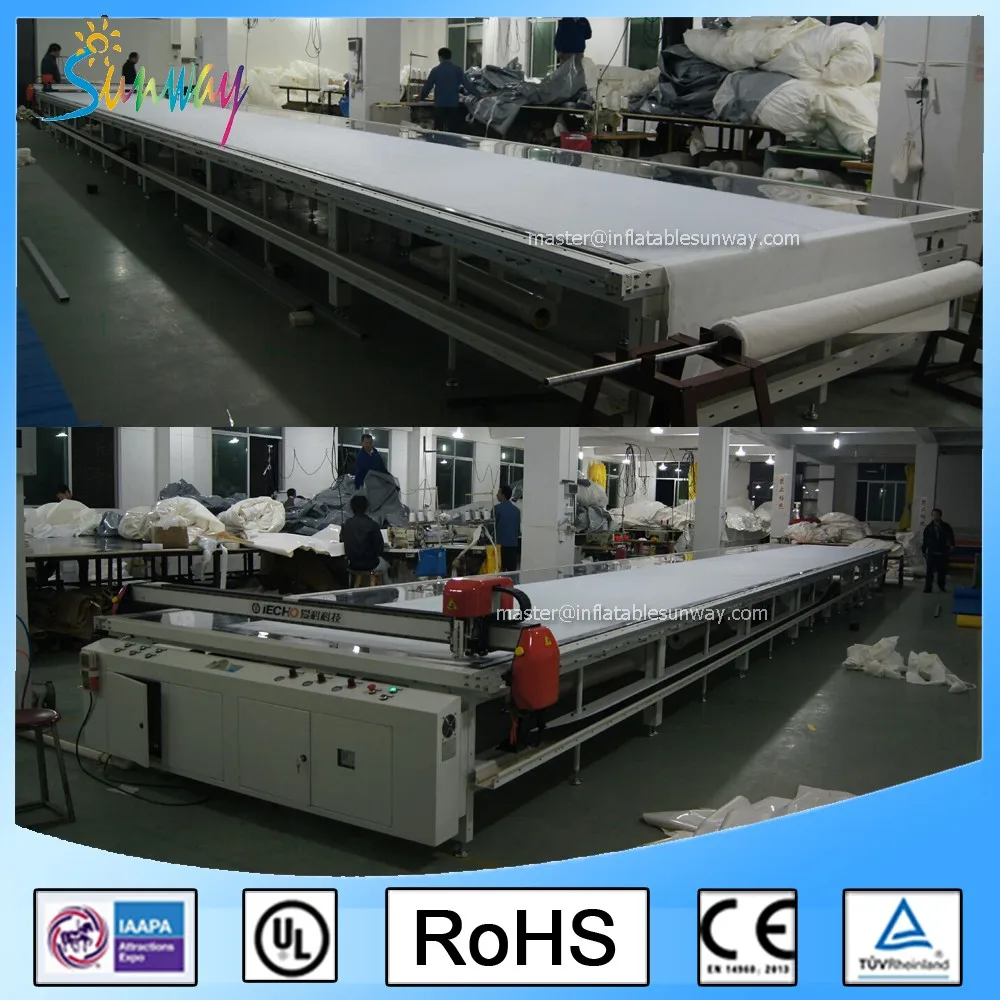 Portable Bracket Canvas Swimming Pool 10x25x1m
