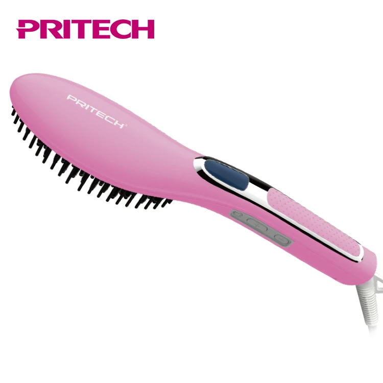 Pritech hair straightener brush hotsell