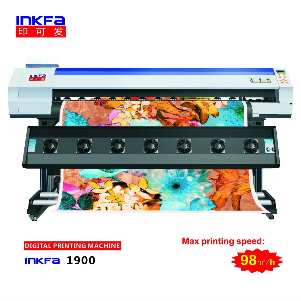 Пожизненная гарантия, 1,9 м, 2 шт., i3200, домашняя текстильная печать на ткани, цифровой струйный принтер на одежде