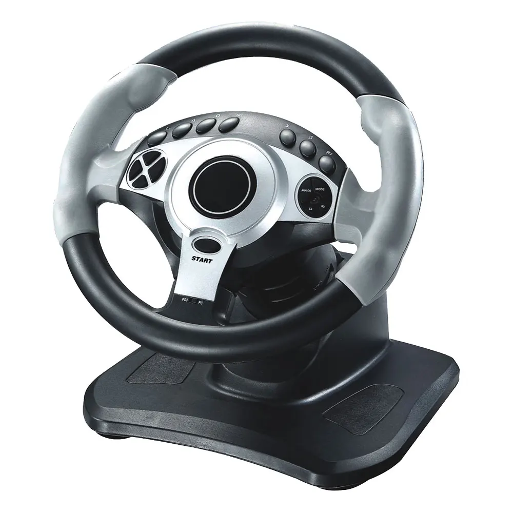 7 in 1 Racing Steering Wheel for PS2/PS-3/USB PC
