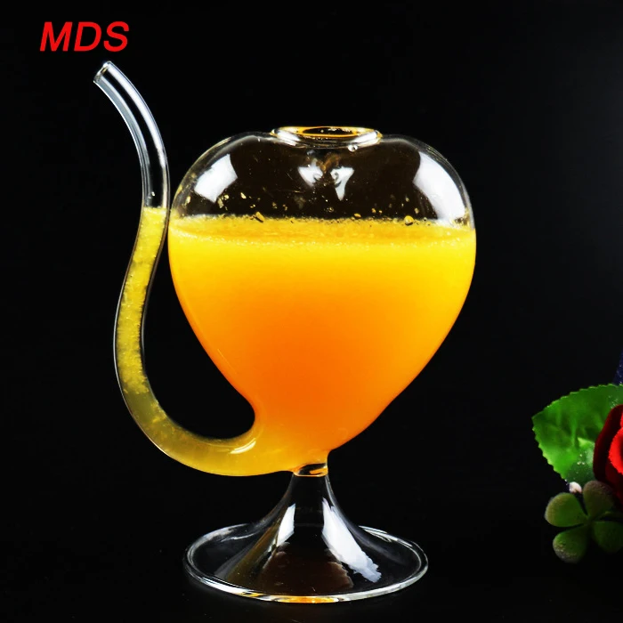 Transparent Creative Handmade Heart Shape Vampire Wine Glass glassware