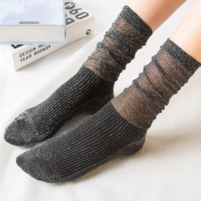 Ladies transparent sheer women japanese stockings sexy pantyhose tights