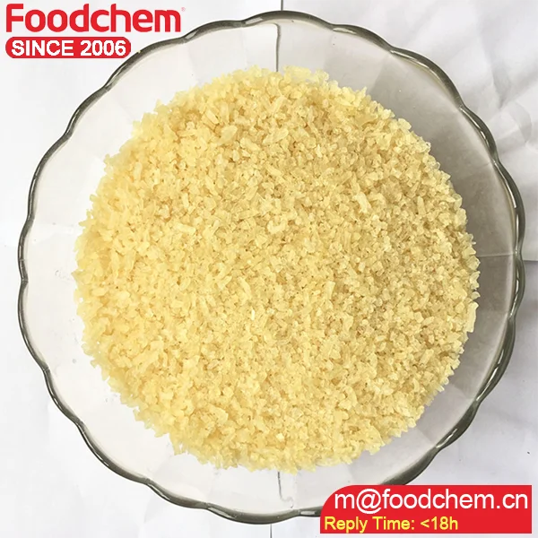 Gelatin Wholesale Factory Low Price Marine Unflavored Fish Gelatin Food