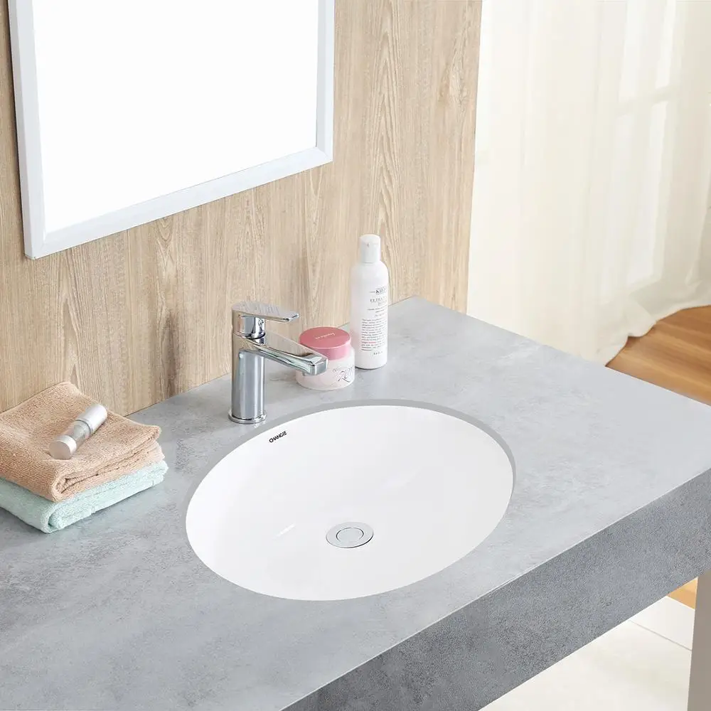 1601 High Quality Customized Cheap Oval Shape Ceramic Undermount Bathroom Sink Buy Bathroom Sink