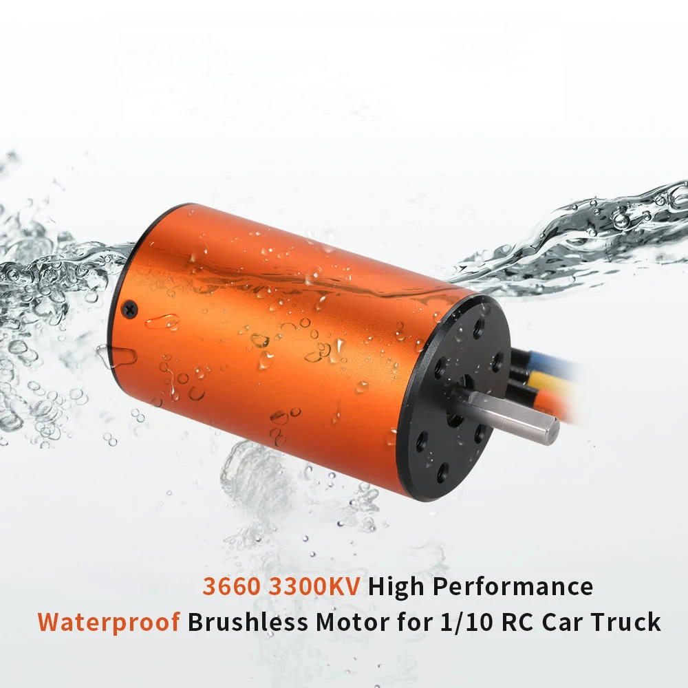 Бесщеточный двигатель 3660 3300KV с 60A ESC для радиоуправляемого автомобиля