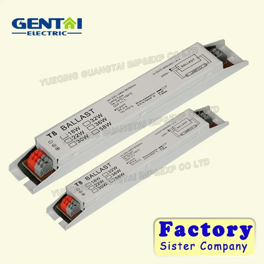 2 x 36w electronic ballast