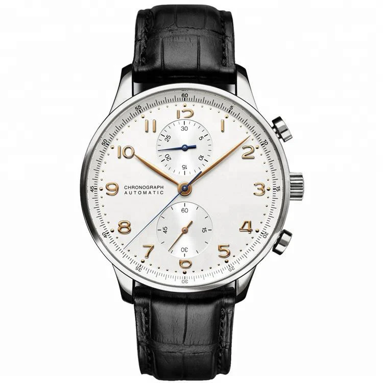 custom private label watch genuine leather watch strap men