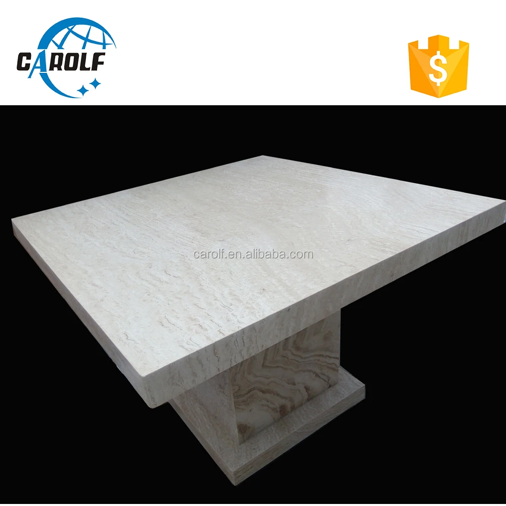Luxury Beige Marble Dining Table Set Buy Dining Table Set For 4